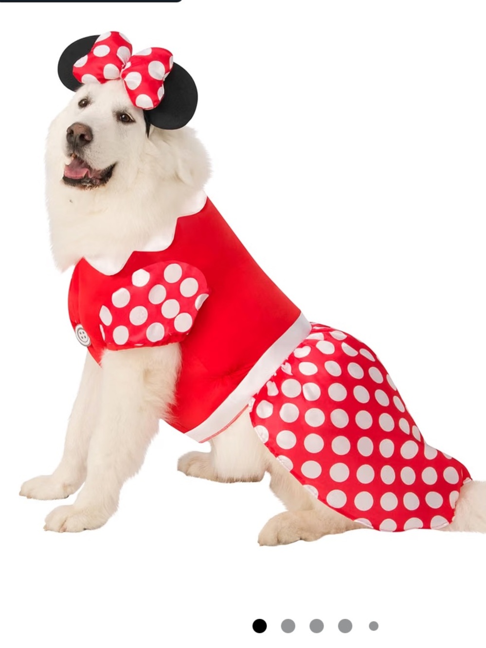 New Disney: Minnie Mouse Pet Costume for For Dogs by Rubies, XXL flaw